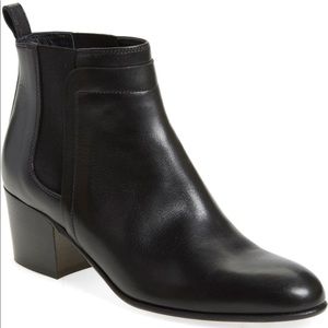 Vince Hallie Black Heeled Booties